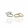 boucles d'oreilles en acier inoxydable